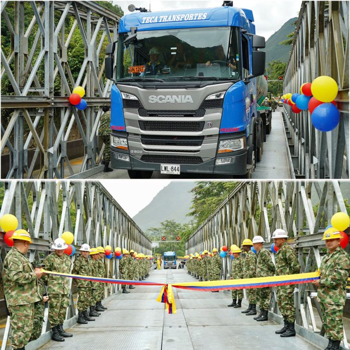 Así funcionará el puente militar de la vía Bogotá - Villavicencio