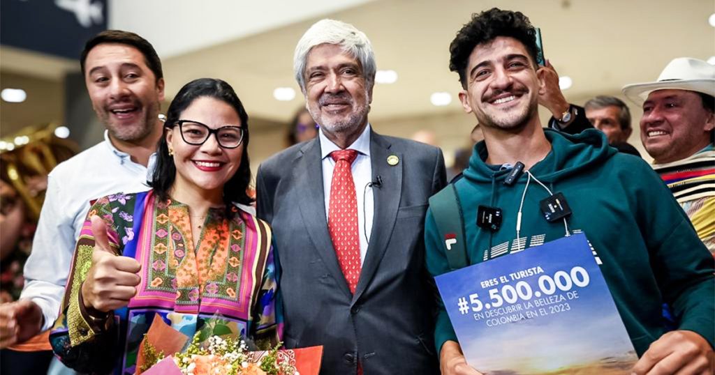 Cifra de visitantes extranjeros a Colombia creció en un 23% en 2023