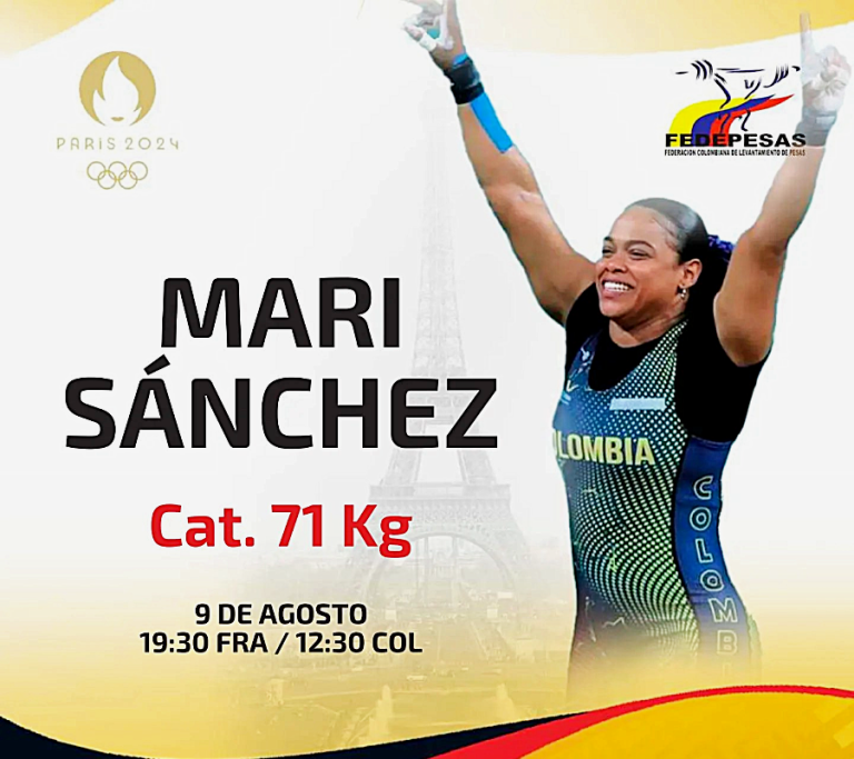 Hermosa medalla de plata para Colombia en los olímpicos