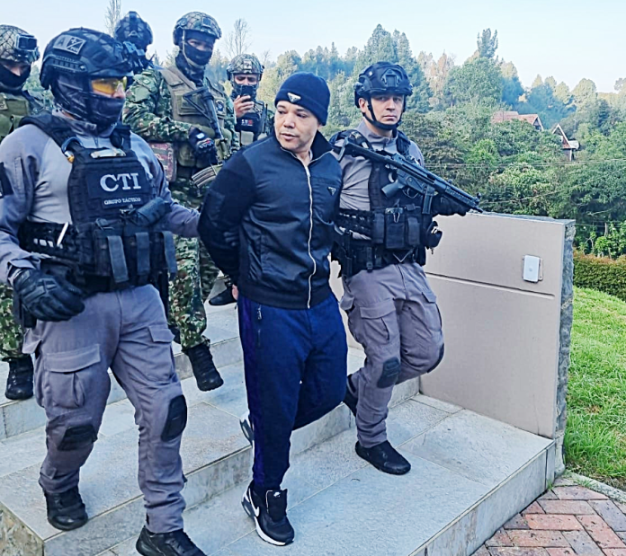 Capturan en Chía al líder de red internacional de narcotráfico