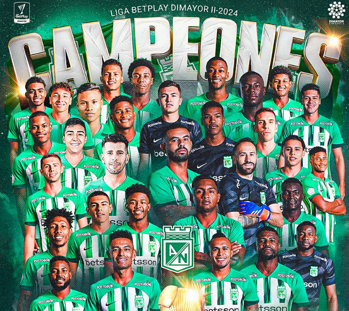 Atlético Nacional celebra su estrella 18 con victoria sobre Tolima