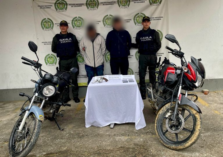 Nuevas capturas por extorsión en Cundinamarca