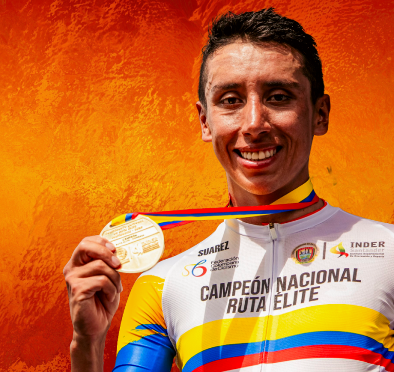 Gran triunfo de Egan Bernal en el nacional de ciclismo de Zipaquirá