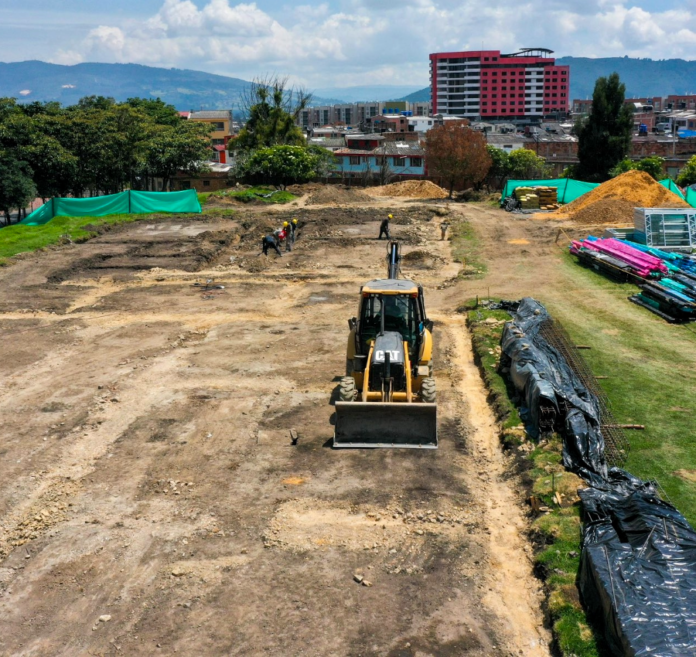 Avanzan las obras en el colegio La Salle de Zipaquirá