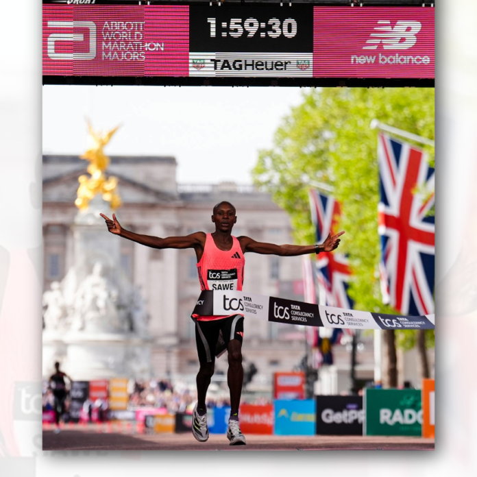 Sawe impone increíble nuevo registro mundial en el Maratón